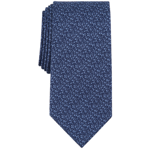Michael Kors Men Weaver Floral Tie Blue - Picture 1 of 1